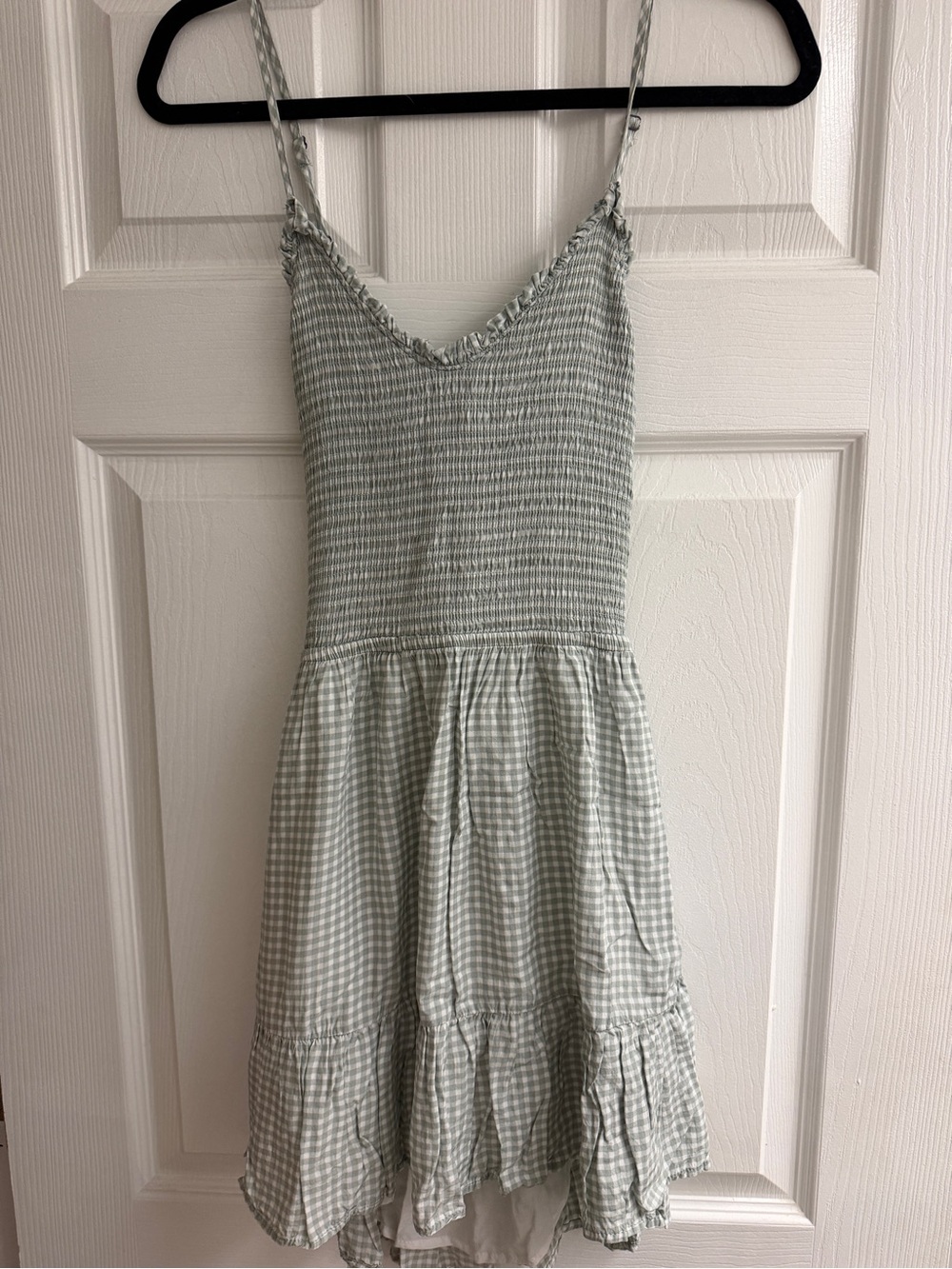 Ocean Drive Green Gingham dress